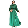 Traditional Islamic Prayer Clothing for Women Dubai Jumpsuit Wide Leg Pants Set Vintage Decor Abaya Baju Muslim From Middle East