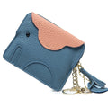 Wholesale Mini Coin Purse High Quality Genuine Leather With Large Zip Closure Card Holder and Key Holder