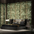 Modern Black Leopard Print Leather Queen Size Bed Luxury Wooden Bedroom Furniture with Up-Holstered Design for Villa & Hotel