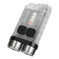 Boruit V3 Pocket Rechargeable Fluorescent Mini Keychain Flashlight Multifunction Mini Torch Ip65 Work Light With Tail Magnetic