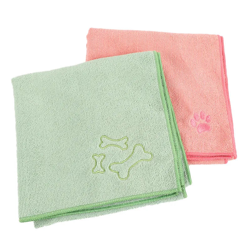 Wholesale Custom Super Absorbent Soft Microfiber Pet Towel Dog Towels for Drying Dogs Bath Grooming Towel for Pets