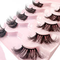 Wholesale Half-End Eye Full Strip Vegan Faux Mink Russian 3D False Eyelashes Private Label 3D Faux Cils Eyelash