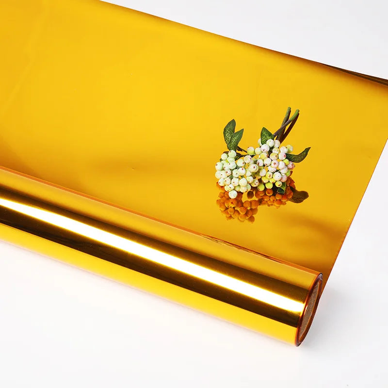 PET Gold Aisle Runner Mirrored Aisle Carpets for Wedding Decoration