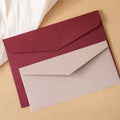 Custom Printed Kraft Paper Mail Vintage Luxury Decorative Invitation Envelope