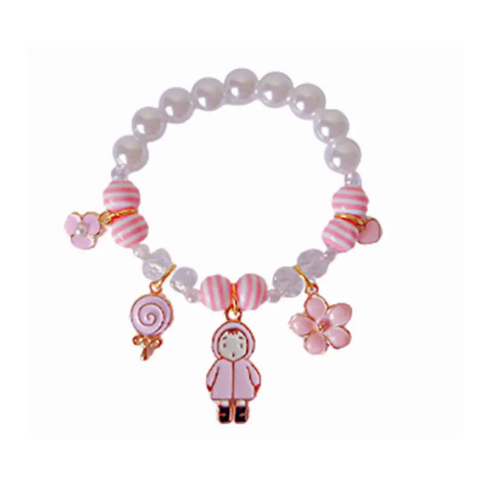 Junior Girls Princess Bead Friendship Bracelets Hand Bracelet for Girl Jewelry