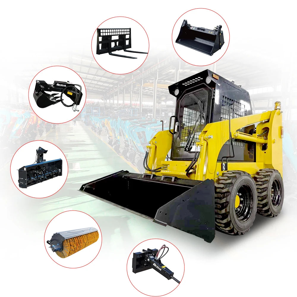 New EPA/EURO 5 High-quality 365b Mini Skid Steer Loader With Japan Engine for Sale Small Loader