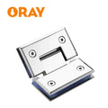 OEM Modern Design Stainless Steel Glass Shower Hinge Pivot Adjustable Shower 180 Degree Glass Hinge Bathroom Shower Clamp
