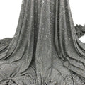 F002 Fashion Crystal Mesh Tulle Satin Fabric Rhinestone Mesh Fabric for Club Wear Dress