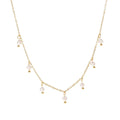 2024 Newest Stainless Steel Necklace 18k Gold-plated Pearl Necklace Fashion Fine Jewelry Necklace for Women Girl
