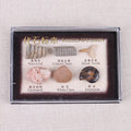6pcs Natural Ocean Fossil Specimen Science Education Set Fossil Collection Kit