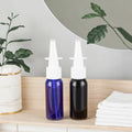 White Pink Black Blue Amber Customizable Color 10ml 15ml 30ml PET Material Screen Printed Nasal Spray Bottles Screw Cap Liquid