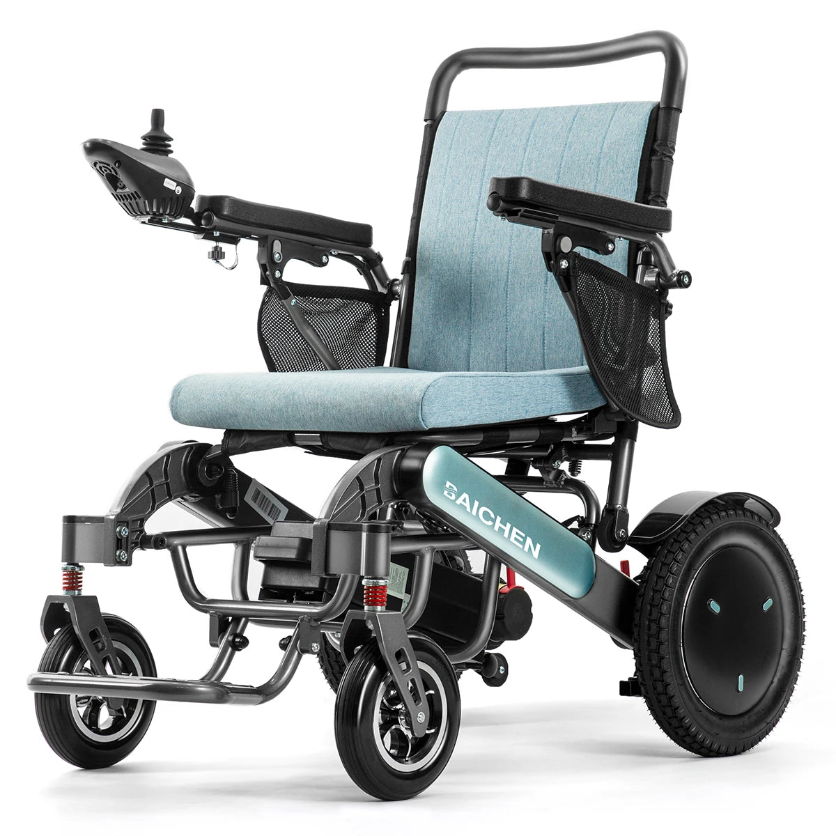 China Factory Direct Sales Aluminum Remote Control Wheelchair Folding Portable Power Lightweight Electric Wheelchair for Adults