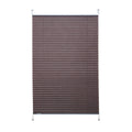 Tool-Free Cordless Pleated Shades with Suction Cups Light Filtering Top Down Bottom up Pleated Blinds for Window Size