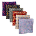 Wholesale Cheap 54 Patterns Ready to Ship Orange Paisley blazer Pocket square Men square Scarf & Handkerchiefs