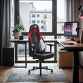 Hobot Comfortable Red Racing Gamer Swivel Synthetic Leather Office Game Seat for PC Gaming Chair
