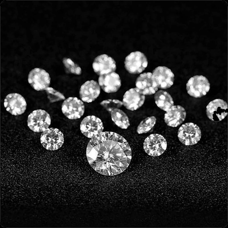 Wholesale Price 0.7mm-2.9mm D Color VVS1 Loose Melee Moissanite Round Brilliant Cut with GRA Certification
