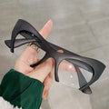 2023 Trendy Fashion Personality Half-frame Sunglasses Retro Anti-blue Light Optical Glasses