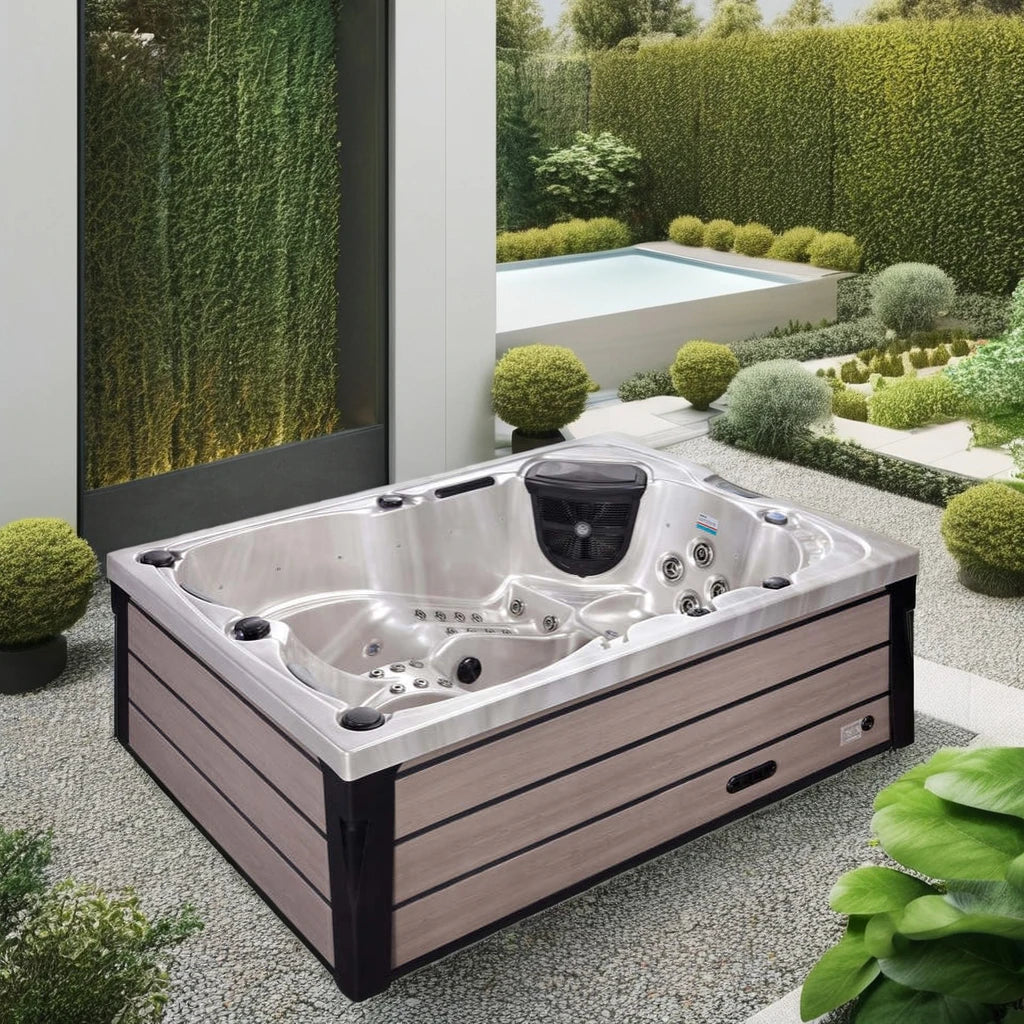 Sunrans Wholesale 3 Person Hot Tub Family Used Indoor Outdoor Spa Tubs Balboa Hottub Whirlpool Air-Jets Massage Spa