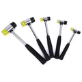 Wholesale Double Headed Round Headed Rubber Handle Installation Hammer Handmade Diy Knocking and Dyeing Tool Hammer