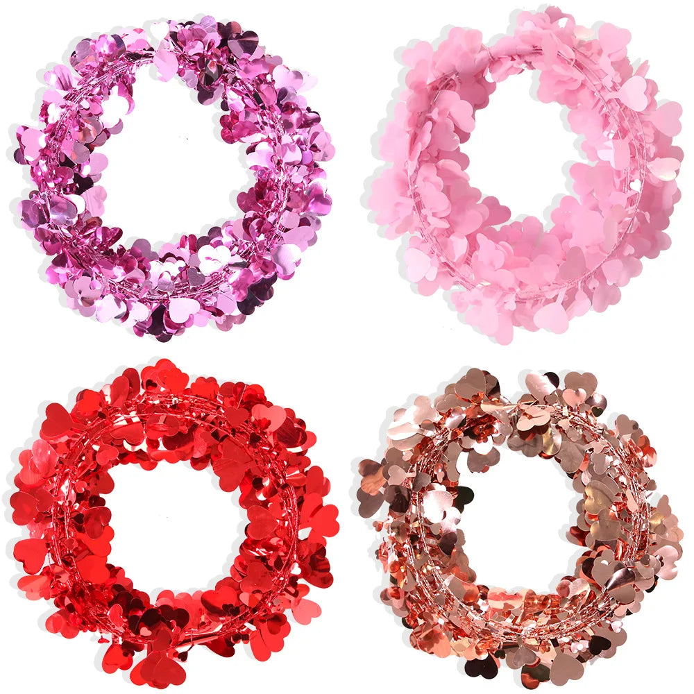 Party Decoration Hanging Leis 7.5 m Long Artificial Silk Flower Wreath Hawaiian Wreath Leis