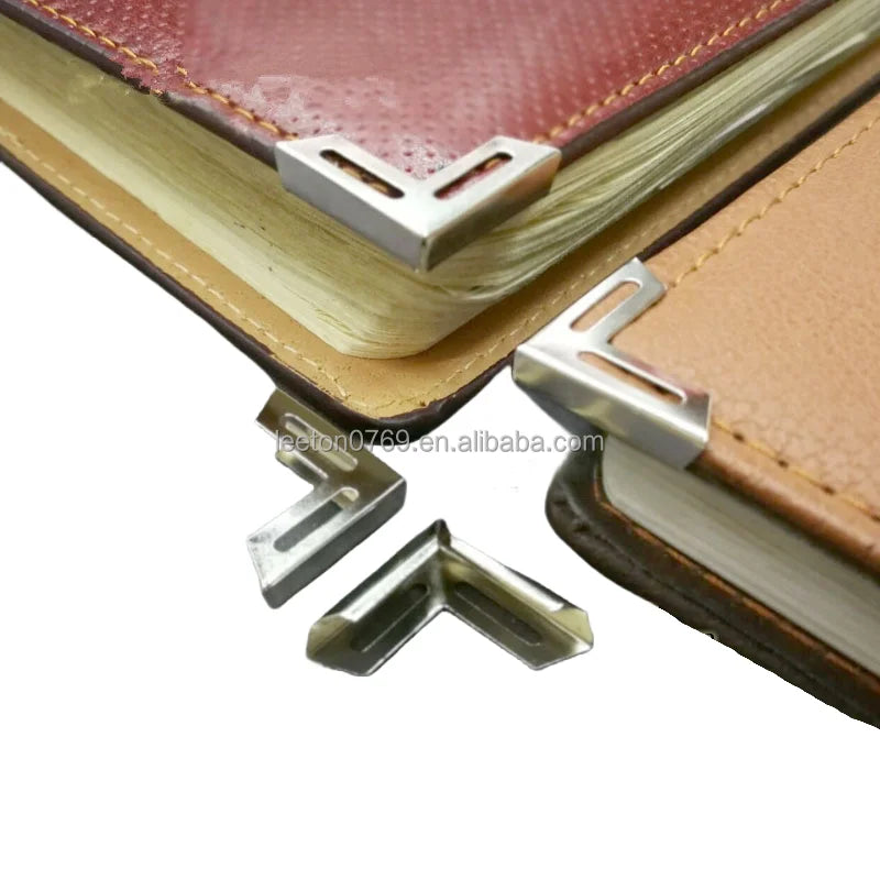 Factory Supply 19 X 19 X 2.5mm Metal Corner Protector for Book Cover