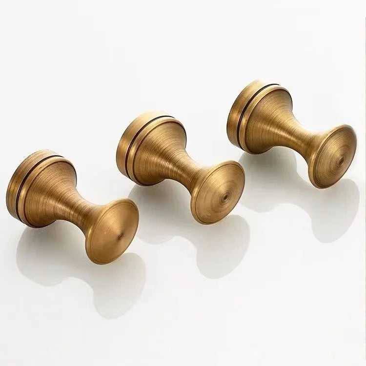 European Vintage Antique Brass Single Hook Black Bronze Mini Multifunction Tools Wall Mounted Clothes Towel Hanger