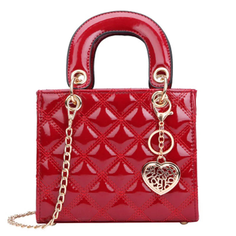Jelly Bag Candy Color Flap Mini Designed Ladies Shoulder Chain Tote Messenger Crossbody Plaid HandBag