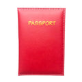Factory Price Travel Passport Holder Accessories Women Pu Leather Lovely Passport Case Travel Covers ID Card Wallet