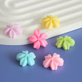 Macaron Color Sakura Candy Resin Flatback Cabochon for DIY Scrapbooking Jewelry Making Cream Glue Hairpin Decoration