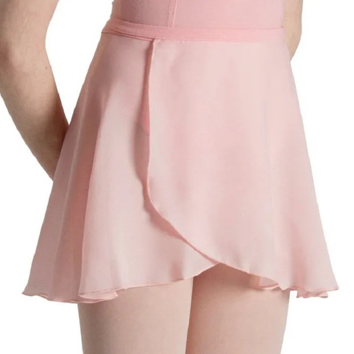 JW Adults Ballet Skirt Chiffon Over Scarf Dance Leotard Skate Tutu Skirt Dance Wrap Skirt with Waist Tie Training Polyester