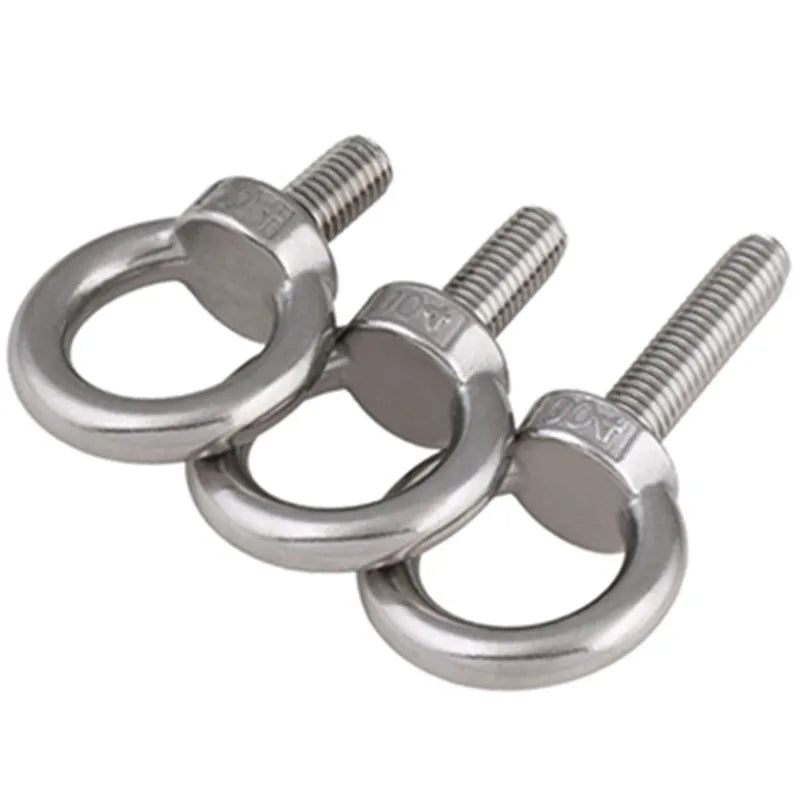 China Eye Lifting DIN580 M3 M4 M5 M6 M8 M10 M12 M16 M20 Stainless Steel Eye Bolt SS304 Round Shape Eyebolt