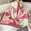 Winter Office Wholesale Cashmere Texture Warm Scarf a Chinese - Style Retro Flower - Patterned  Shawl to Give to Mom Gift