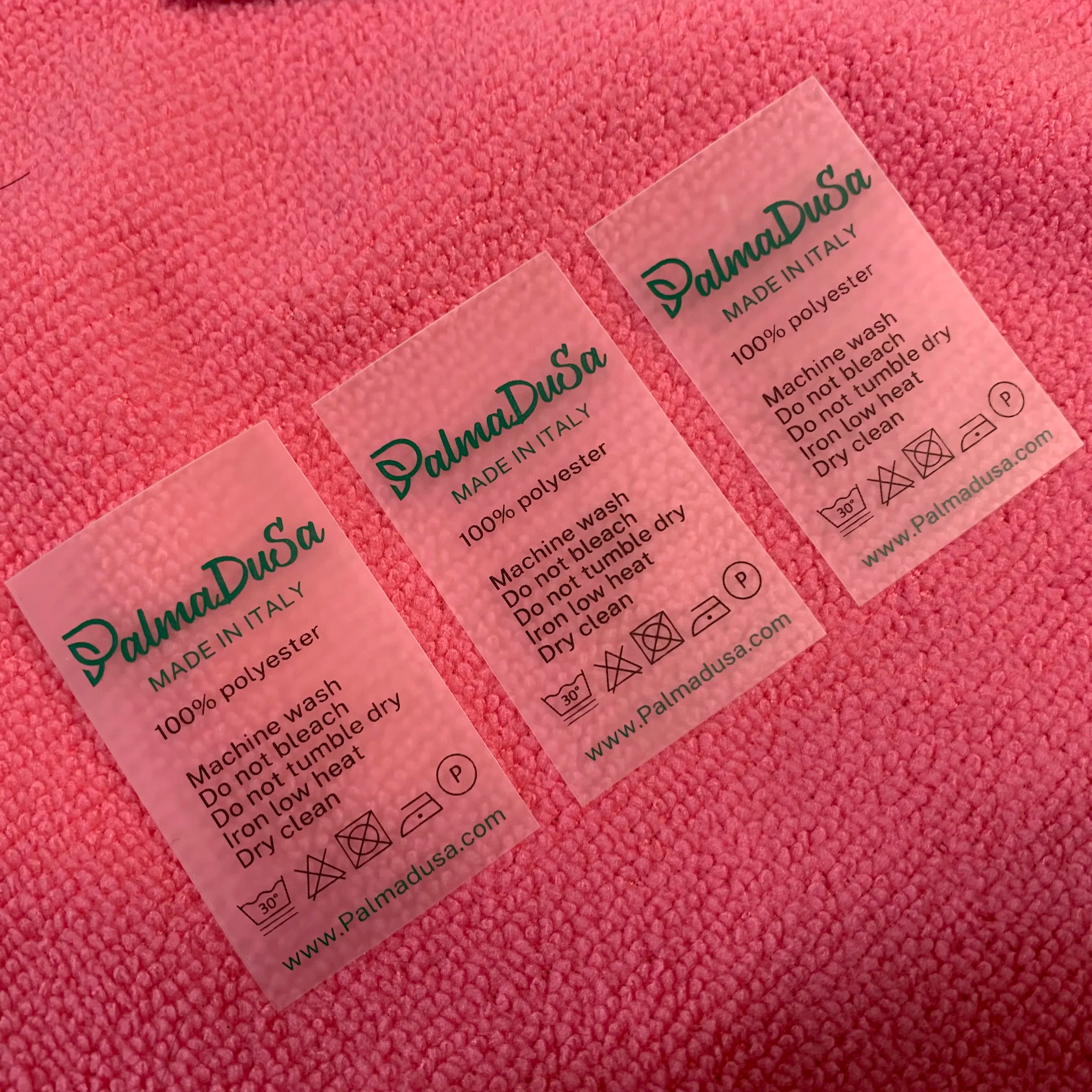 Top Sewing Washing Care clear TPU Plastic Labelwaterproof Swimwear Bikinis Transparent TPU Label