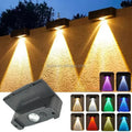 No - Drill Landscape Solar Step Light Garden Fence Stairs Lighting Landscape Solar Step Light