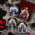 10 Sheets/pack of Stickers Including 4 Styles of Retro Dark Gothic Handmade Tent Material Collage As a Base for the Dark Gate s