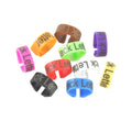 1000pcs 10colors Bird Rings 8mm Leg Bands Clip Pigeon Chicks Duck Bantam Poultry Guppy