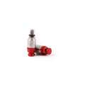 Pair of M5x0.8 Red Quick Fork Breathers for Construction Machinery Parts