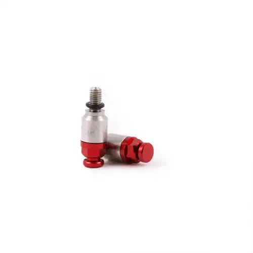 Pair of M5x0.8 Red Quick Fork Breathers for Construction Machinery Parts