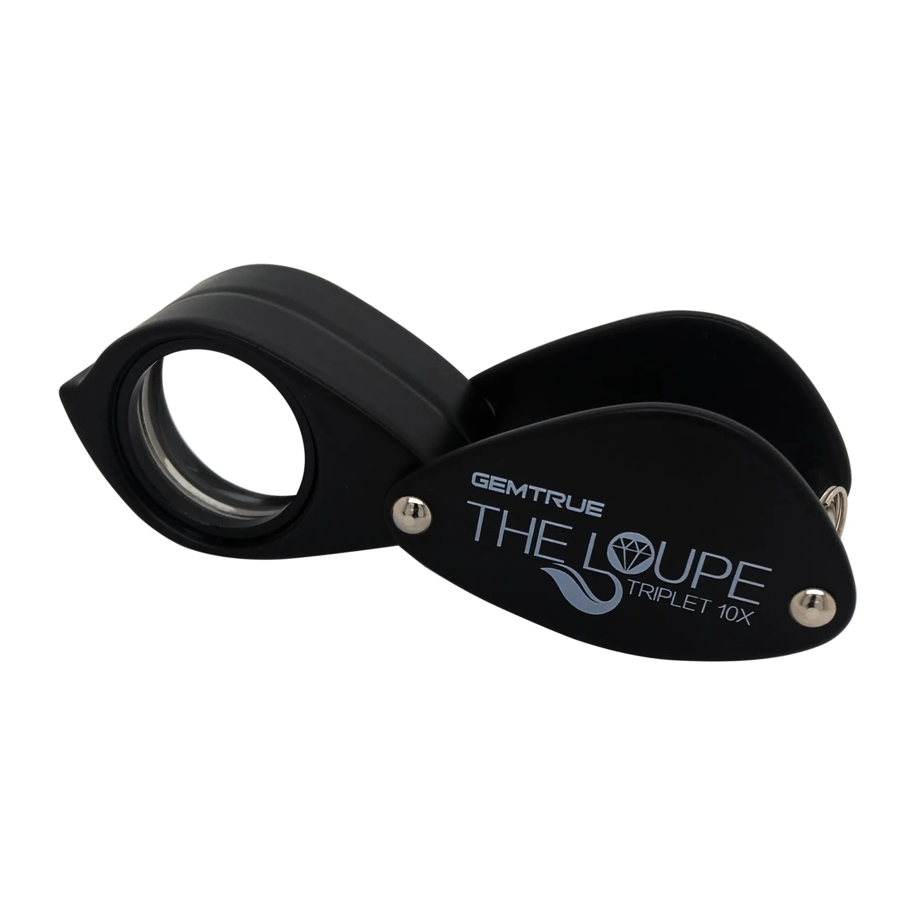 DikaiTools GemTrue Brand DK16012 Diamond Triplet Loupe 10X Gemstone Loupe Jewel Eye Loupe