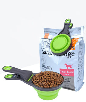 Wholesale Silicone Spoon Handle with Clip Dog Food Shovel