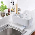 Kitchen Storage Holder Dish Drying Rack Over Sink Drainer Shelf for Tableware Dish Drains Organizer
