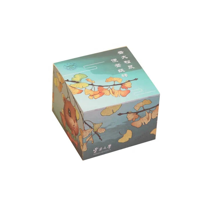 Custom Wholesale Super Colored Paper 3x3 Memo Pad Sticky Notes Creative Self Adhesive Stick Note Pads Office School Stationery