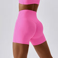 2023 New Tummy Tuck Gym Shorts Women's Scrunch Butt Yoga Pants High Waist Lift Tight Short Yoga Wear