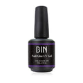 BIN 15ml UV LED Rhinestone Diamond Nail Polish Glue Gel French Style DIY Nail Art Gel with Brush
