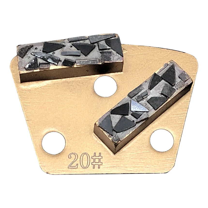 Trapezoid PCD Plate Abrasive Pad OEM/ OBM High Performance Surface Grinding Mastic Removal Tools