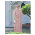 2026 Wholesale Custom EID Islamic Clothing Dubai Abaya with Hijab Set Women Muslim Dress Jazz Crepe Plus Size