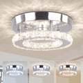 Modern Indoor Bedroom LED Ceiling Flush Light Kids Room White Round Hanging Lamp with Dimmable Brightness for Ceiling Lighting