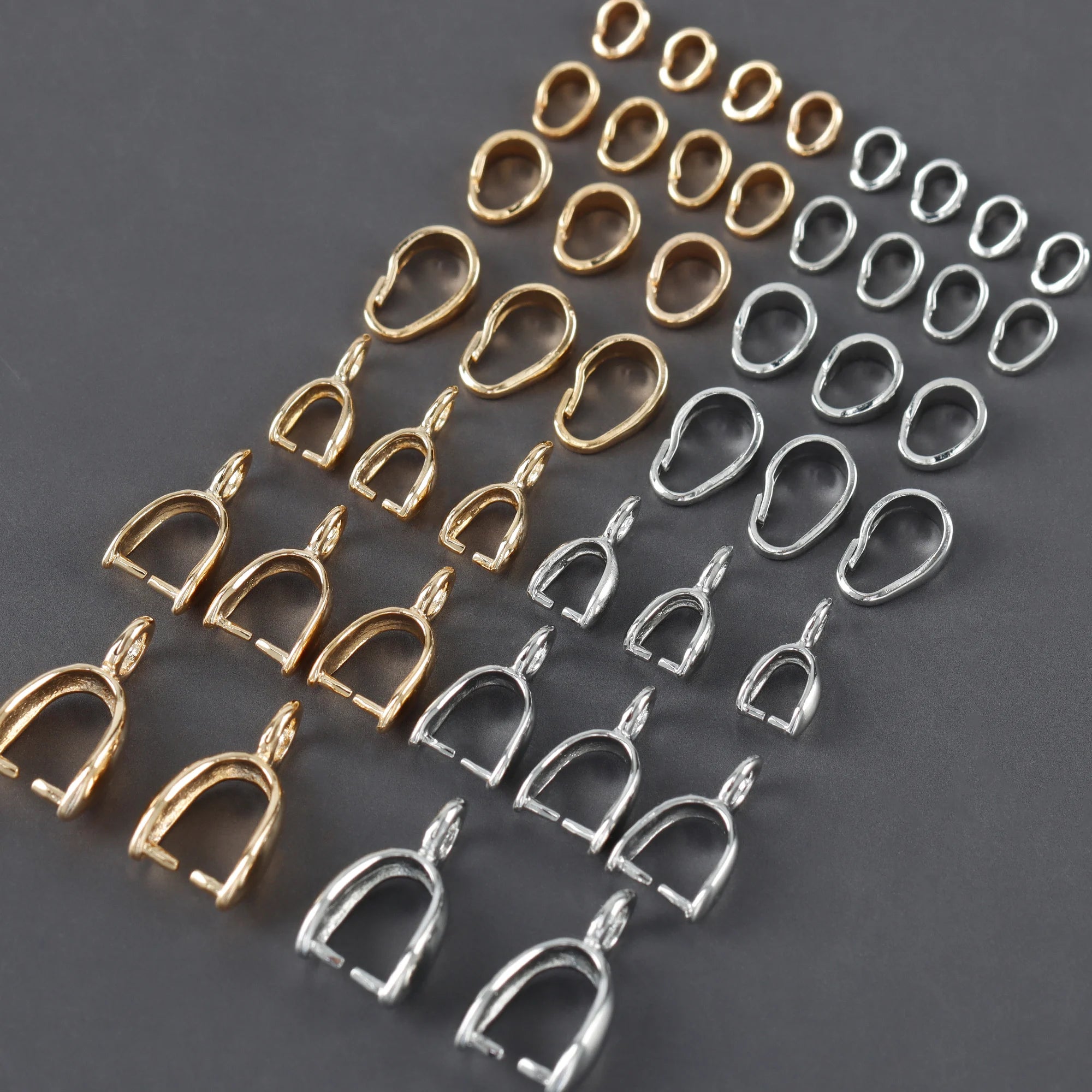M1086   One Pack/lot Wholesale Gold Silver Color Diy Necklace Pendants Connectors Jewelry Making Accessories