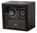 2-Slot Premium Quality Leather Watch Winder Box with Jewelry Organizer Drawer Best Watch Case and Organizer