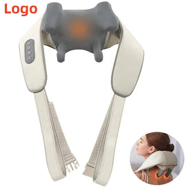Neck Massager with Heat Electric Deep Tissue Back Massager Kneading Massage for Neck and Back